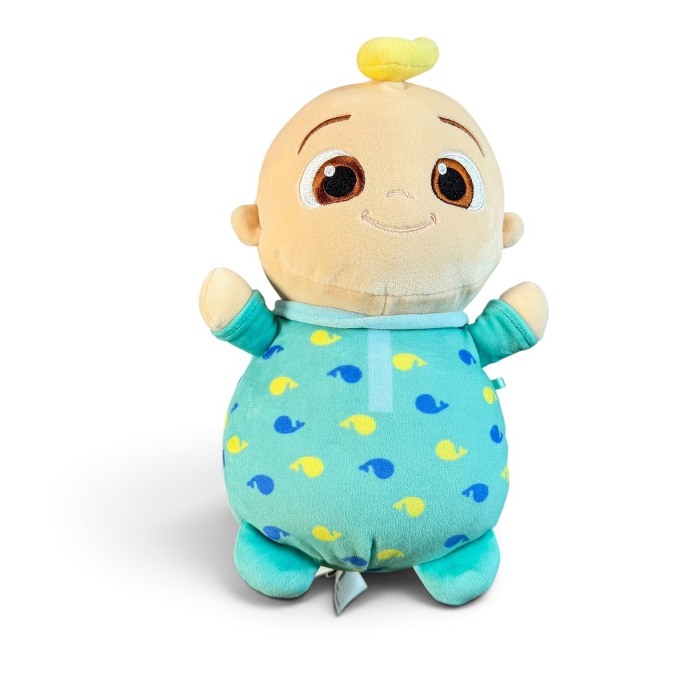 CoComelon JJ HugMees Squishmallow Plush Jazwares Teal Whale Pajamas 10 Inch